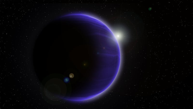 Alien in space